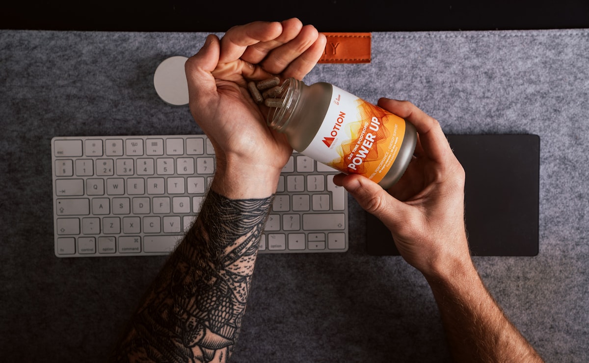 Sustained energy supplements for men